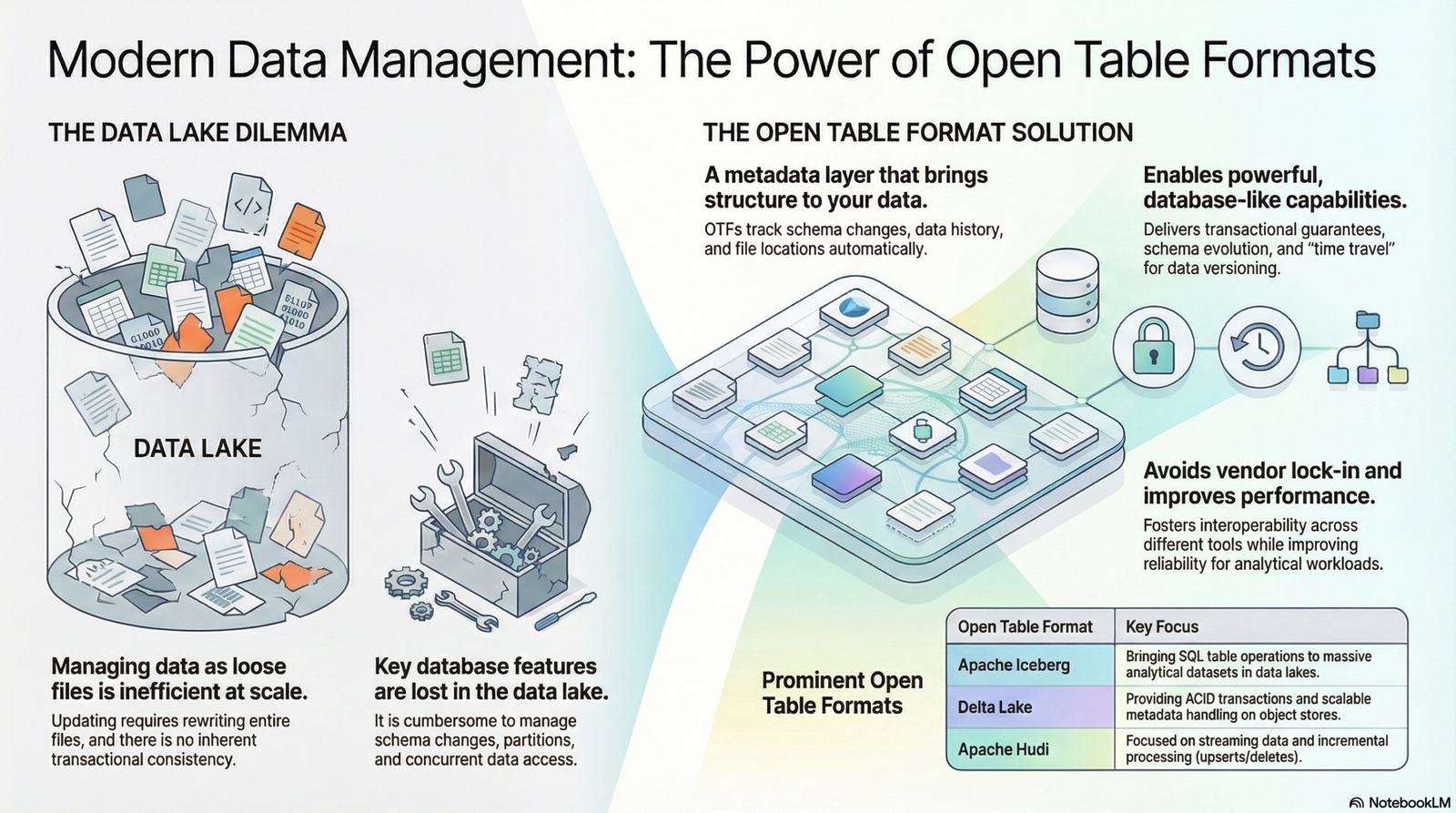 Unlock Open Table Formats for Efficient Data Management